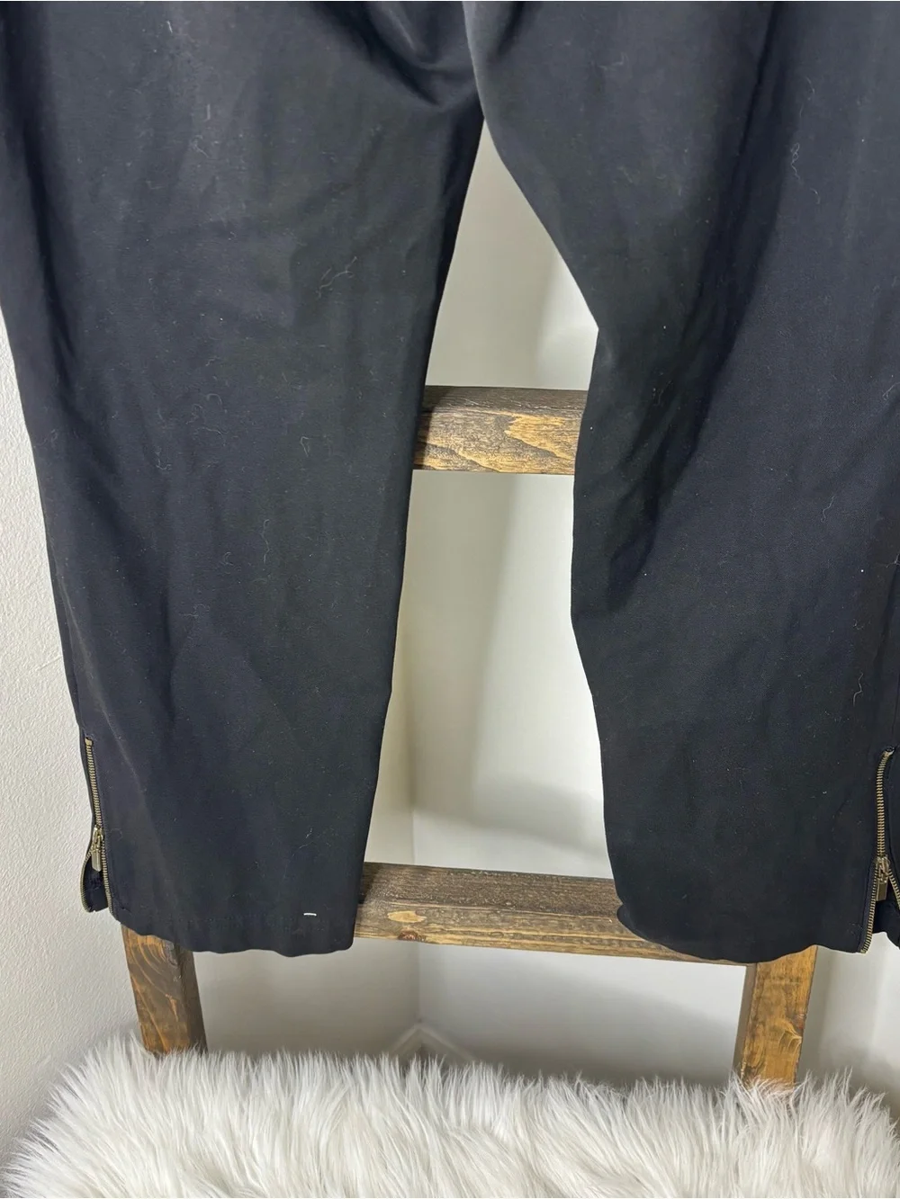 New York & Company Black Stretch Straight-Leg Work Pants Size 14